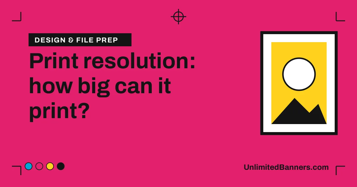 Print resolution: how big can your photo or file print? illustration